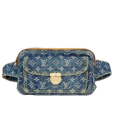 lv monogram bumbag|Lv denim bum bag.